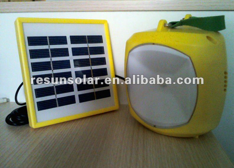 solar lantern yellow