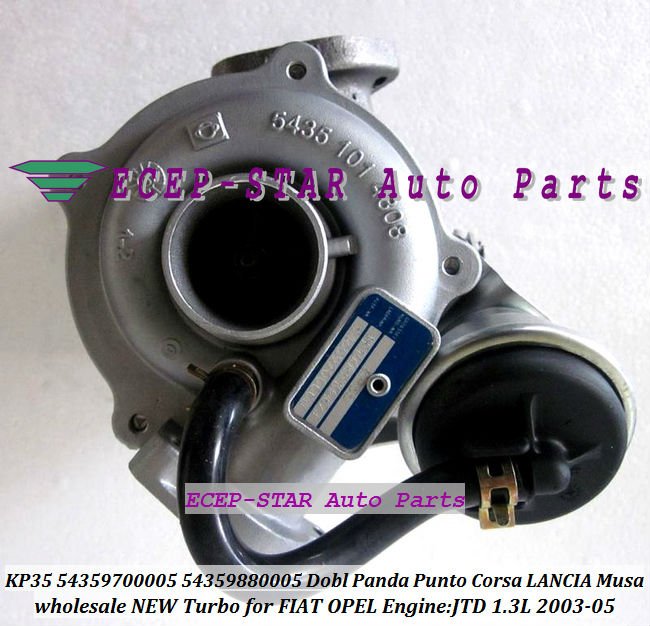 KP35 FIAT Dobl Panda Punto OPEL Corsa LANCIA Musa 2003-05 1.3L JTD 54359700005 54359880005 turbocharger (400000000)