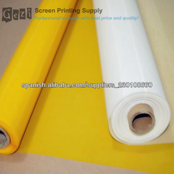 ゲズィ18mesh-420meshカウント白または黄色 印刷材料問屋・仕入れ・卸・卸売り