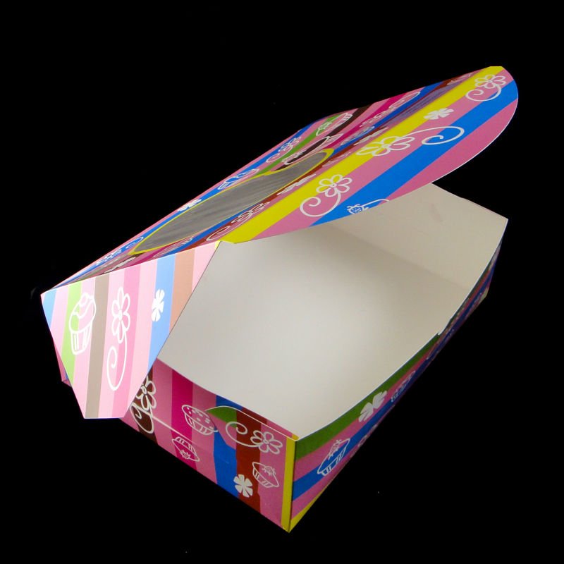 Customized Paper Cupcake Box (1 to 24cups)