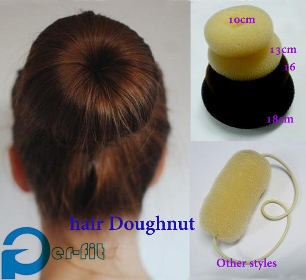 Big Hair Bun Tie Donut Large Hair Doughnut 10cm Hair Tie Scrunchie