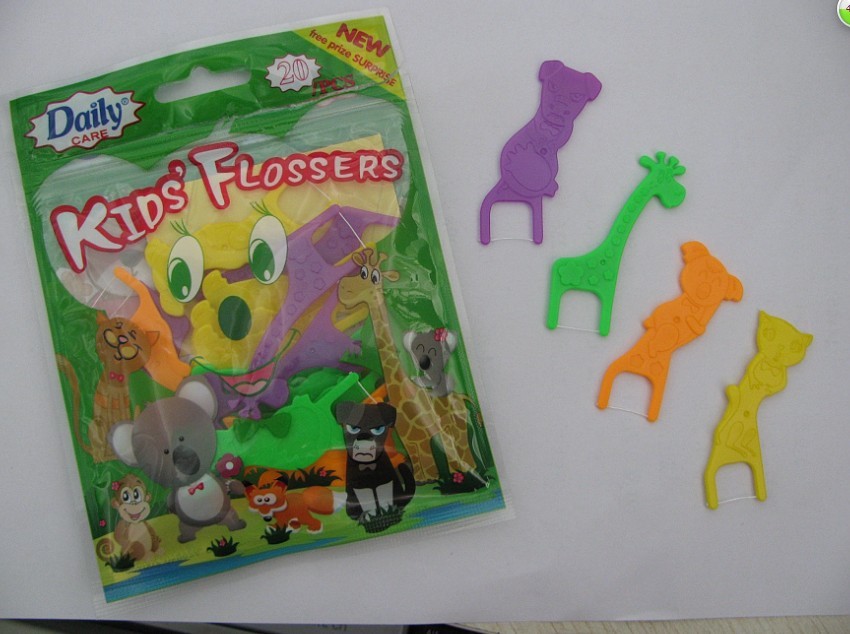 新しい動物の設計子供歯科flossers、 動物の形の子供flossers、 キュートなデザインchildreflossers歯のクリーニング問屋・仕入れ・卸・卸売り