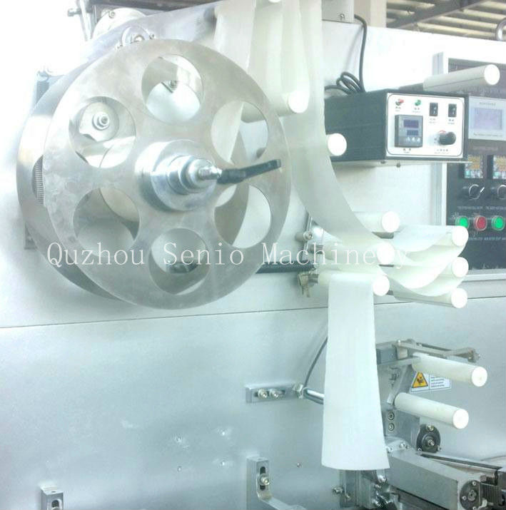 SM-II automatic square chewing gum or toffee candy stick wrapping machine