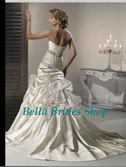 2011 Latest Modern Beautiful Strapless Wedding Dresses Country Style