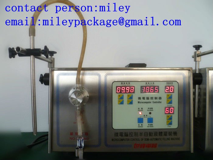 SF-2-1 table semi automatic coconut water bottle filling machine(M)