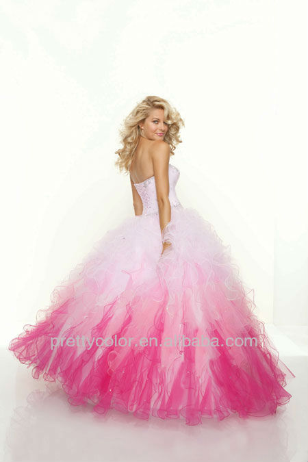 puffy prom dress cheap plus size ball gowns little girl quinceanera ...