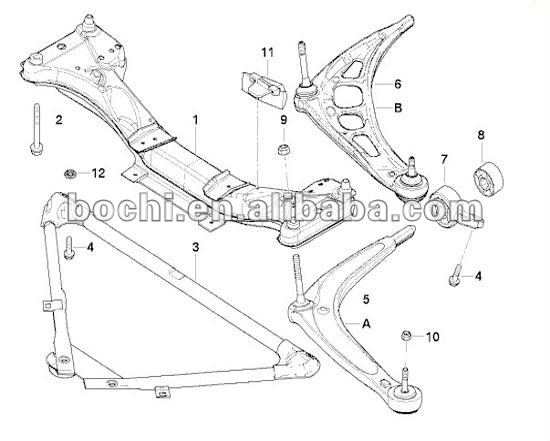 Bmw e46 front end diagram #2