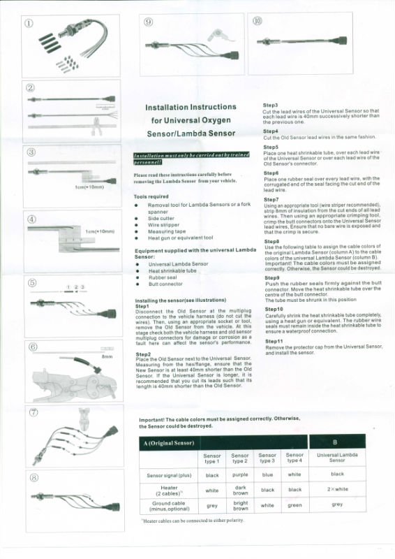 Купить Универсальные кислородные датчики ntk №: oza624-e4 denso 234 ...