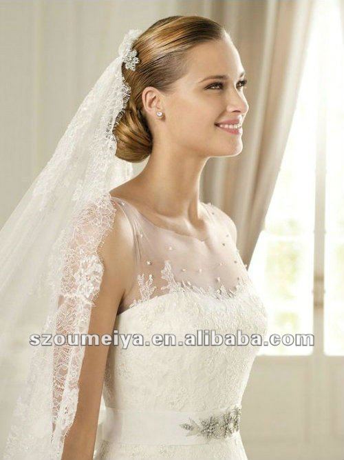 Beautiful Sheer Neckline Wedding Dress Contemporary Styles Ideas Beautiful Sheer Neckline Wedding Dress Contemporary Styles Ideas