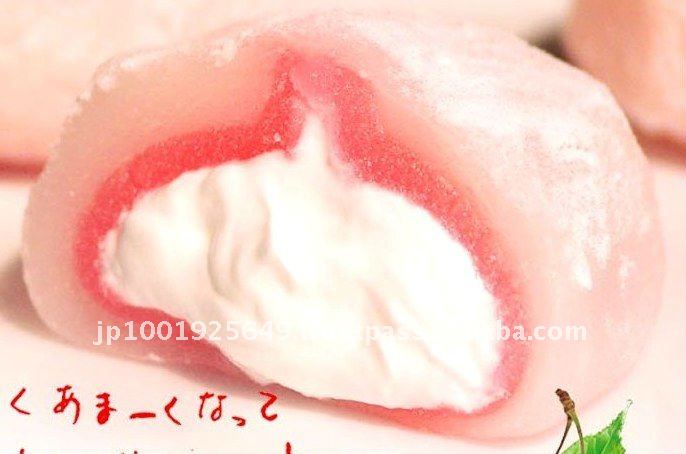 Japanese Mochi Sweets "Cream Daifuku of Cherry"