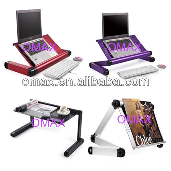 Standing Fit Desk Adjustable Laptop Keyboard Riser Stand For