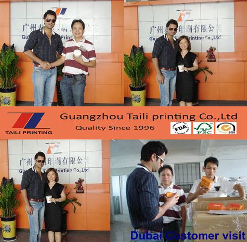 Taili Printing customized cakecup paper boxes/cake box with PET window/cake packaging box