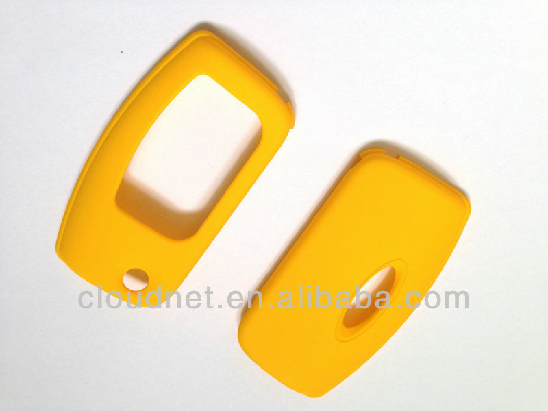 黄色の硬質プラスチック製のフリップキーリモートキーフォブキーレス保護ケースカバー2008- 20103ボタンフォードフィエスタのための問屋・仕入れ・卸・卸売り