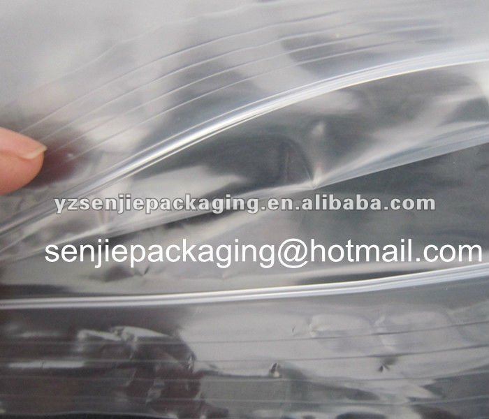 Clear LDPE resealable reusable freezer ziplock bags/reusable food packaging bag