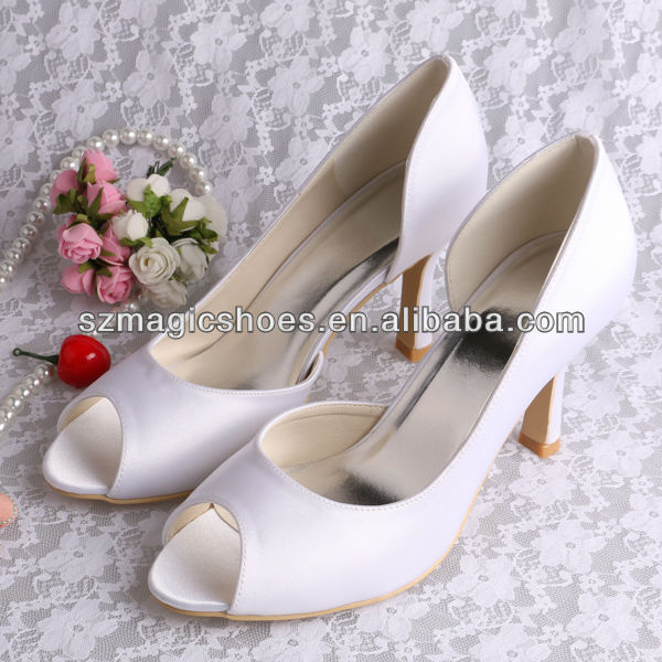 15 Colors) Peep Toe Payless Shoes Women White Wedding Sexy Women Pumps ...