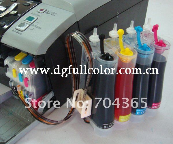 Free shipping 4color printer CISS continuous ink system with ink for Brother MFC-490CW Fast