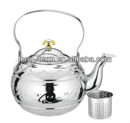 Ltk175cゼブラ- ストライプのポットお茶用/ステンレス鋼201#/ストレーナー付問屋・仕入れ・卸・卸売り