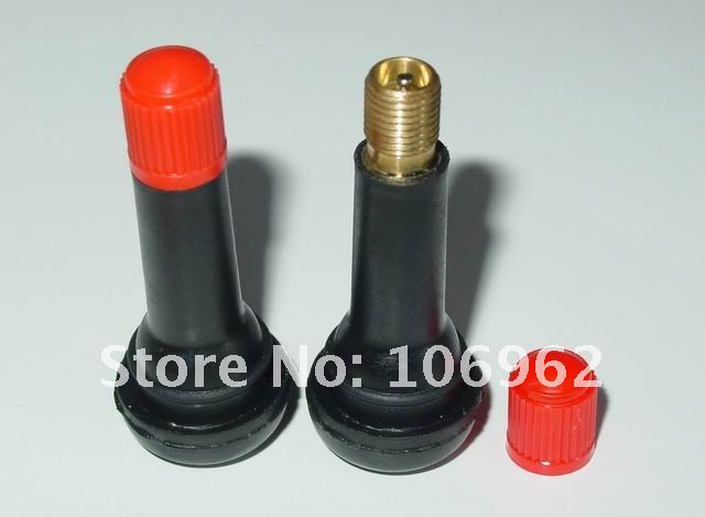 Wholesale - 1000 pcs/lot red plastic tire valve cap for 8V1 threads tire valve cover