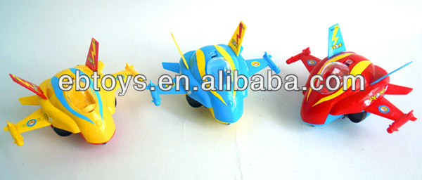 Solid color pull line airplane candy container toys