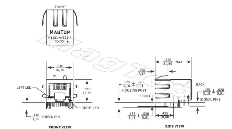 rj451000magjackethernetコネクタメーカー仕入れ・メーカー・工場