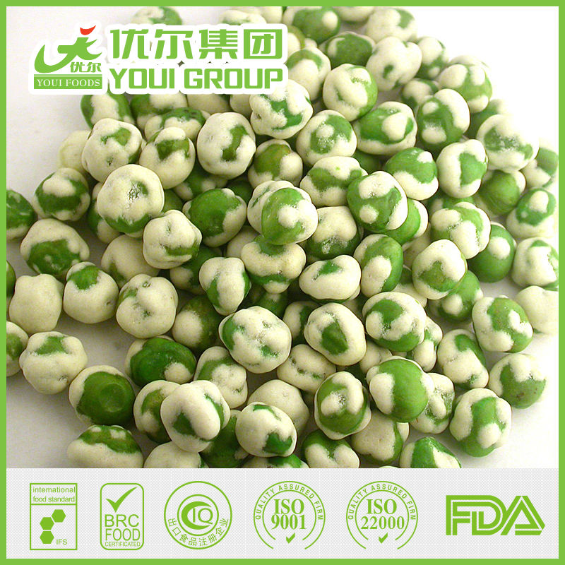 Nutritious/Yummy/Savory/crisp/unique flavor fried Green Peas Snack Food
