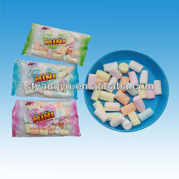 Mini chalk colorful marshmallow candy
