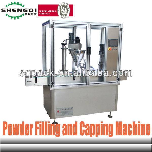 Automatic Bottled Saffron Powder Filling and Cupping Machine