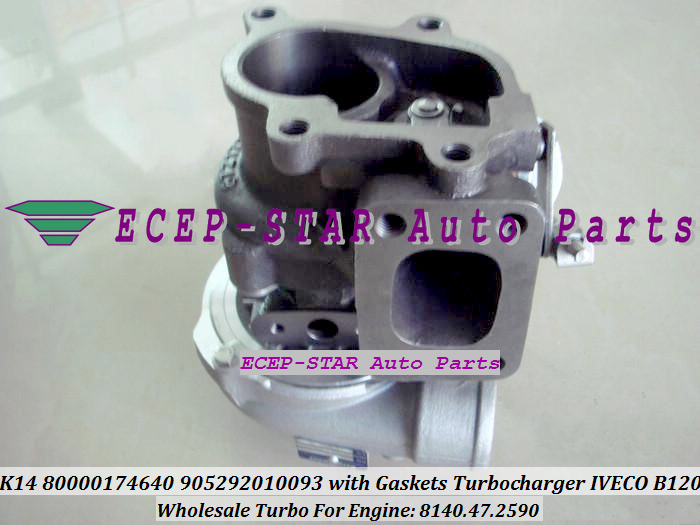 K14 80000174640 905292010093 with Gaskets Turbo Turbine Turbocharger For IVECO B120 Engine 8140.47.2590 (2)