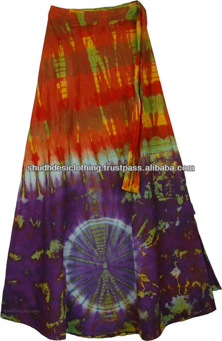 伝統的なインドのスカート/魔法のラップスカート問屋・仕入れ・卸・卸売り