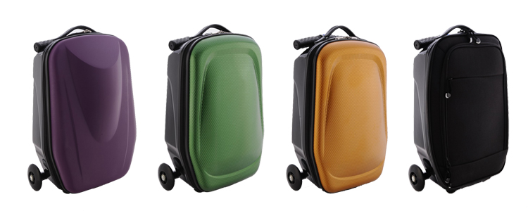 ジェミニ企画乗車スーツケース、 absファッションスクーター付きトロリーバッグ問屋・仕入れ・卸・卸売り