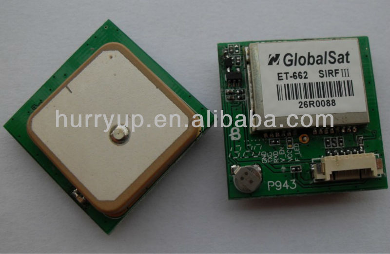 SiRF3 FC-943 GPS module with ceramic antenna