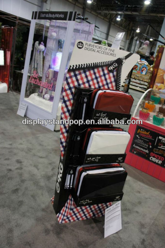 Shop customized 4C offset printing corrugated cardboard pos display stand for cream candy/bubble gum/dark chocolate with milk