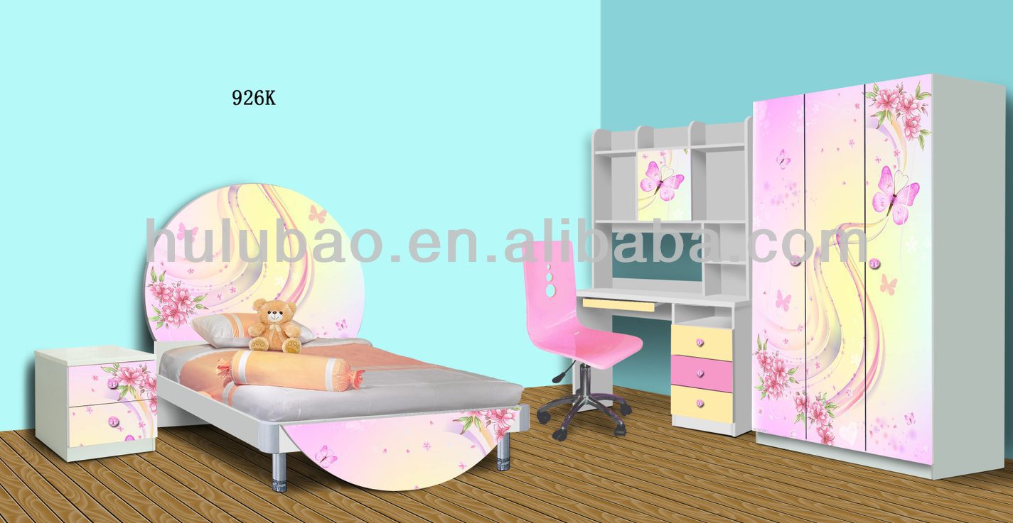 2014年女の子新しいデザインのファッションの子供の寝室の家具8822仕入れ・メーカー・工場