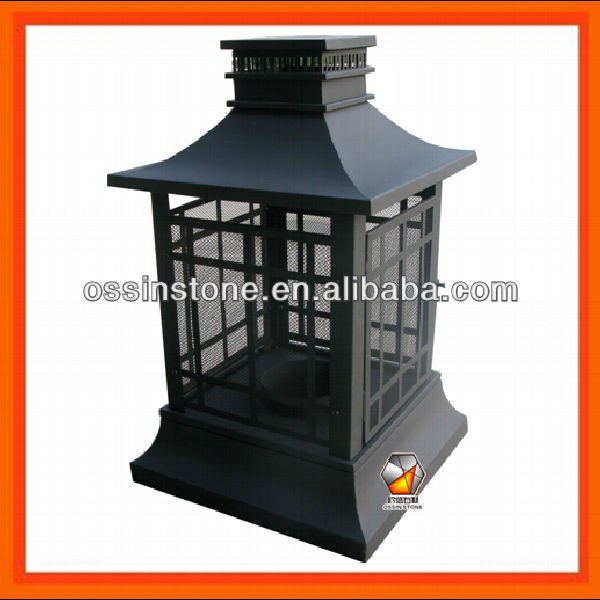 Outdoor Firepit Set Cast Iron Metal Heavy Duty Patio Grill Fire