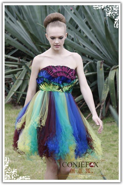 Dress Model Tape on Coniefox Princeliness Appliqued Semi Dresses 80285 Products  Buy