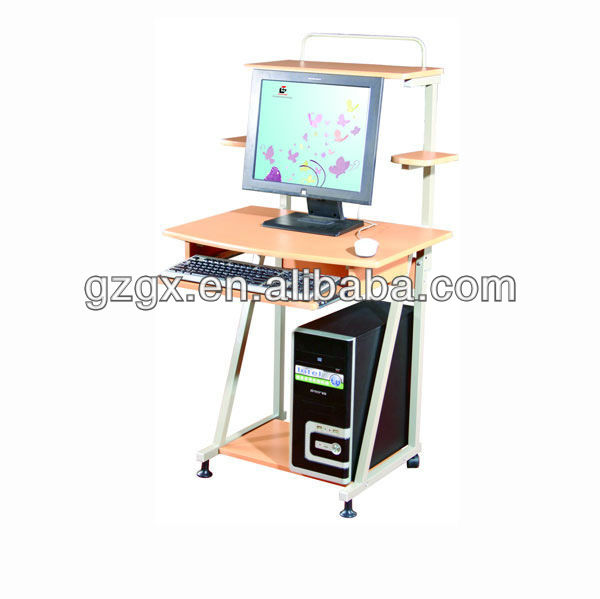 学校木製gx-268s安価なパソコンデスク、 デスクトップコンピュータのテーブル教師と生徒のためのデザイン仕入れ・メーカー・工場