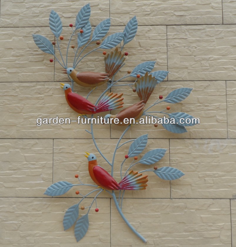 鍛鉄壁の装飾xy13424自宅の花工芸品オンライン金属の芸術を掛ける仕入れ・メーカー・工場