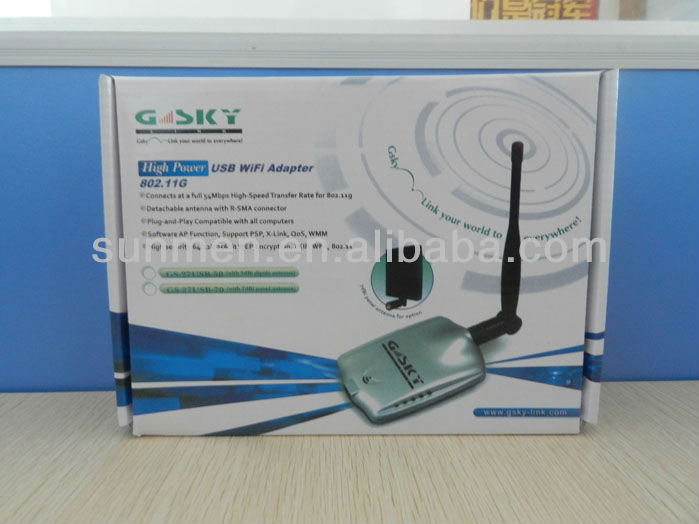 1000mW Realtek 8187L Chipset Alfa Awus036H Alfa new wifi driver hotspot Wireless LAN USB Wifi adapter