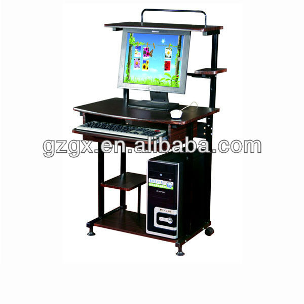 学校木製gx-268s安価なパソコンデスク、 デスクトップコンピュータのテーブル教師と生徒のためのデザイン仕入れ・メーカー・工場