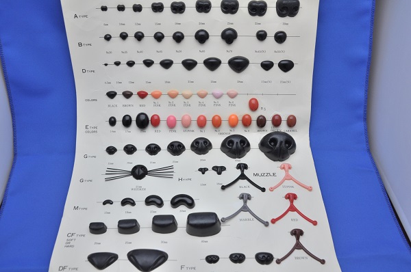 日本の様々な色のプラスチック製の目ホビークラフトにおもちゃのための部品問屋・仕入れ・卸・卸売り