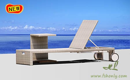 Aluminum sling stackable beach chairs HLFL006