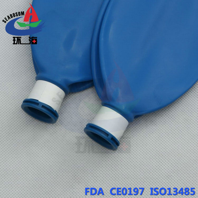 青く使い捨て可能な麻酔の乳液の呼吸袋のセリウム仕入れ・メーカー・工場