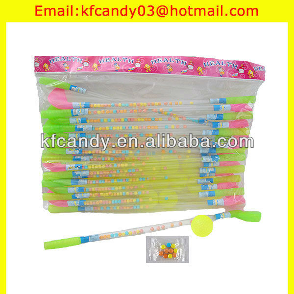 funny plastic sweet golf toy candy for children