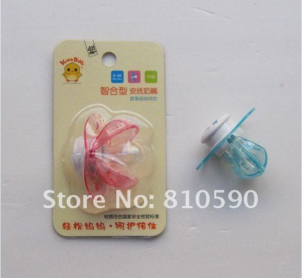 FREE SHIPPING Wholesale baby pacifiers blue, red pp pacifier Drop automatic closure baby products 10pcs/lot