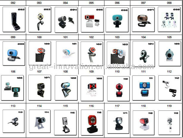 USBのウェブ画像、マイクロフォン、2つの青い導かれたライト問屋・仕入れ・卸・卸売り