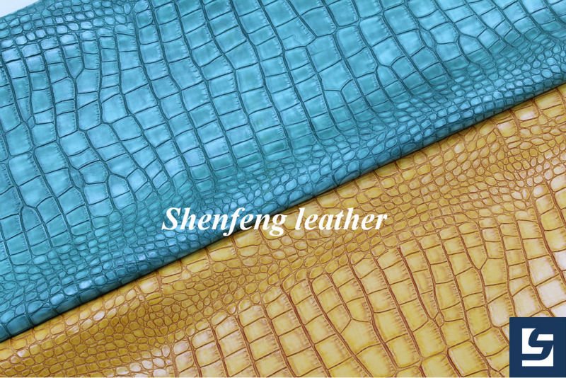 ファッション新しいデザイン2015ワニ革pu合成皮革ファブリックバッグハンドバッグ女性のための革素材仕入れ・メーカー・工場