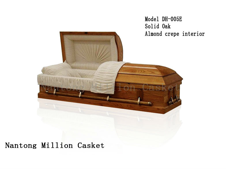 ソリッドオーク木製の棺中国の工場から直接仕入れ・メーカー・工場