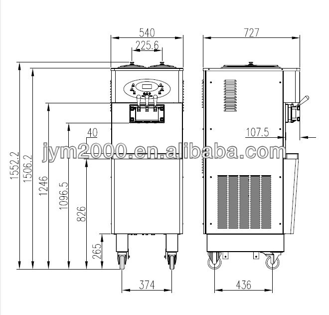 Taycool soft ice cream machine (TC394S)