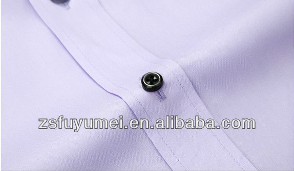 2013紳士服ブランド綿100％のコントラスト- カラーボタン- 襟のドレスシャツダウン男性用問屋・仕入れ・卸・卸売り