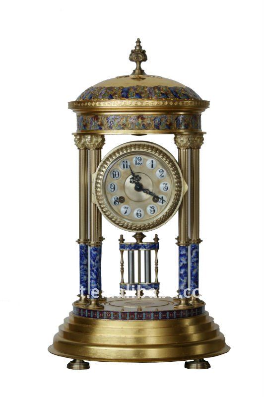 Cloisonne bronze clock_JMT(F) 1002
